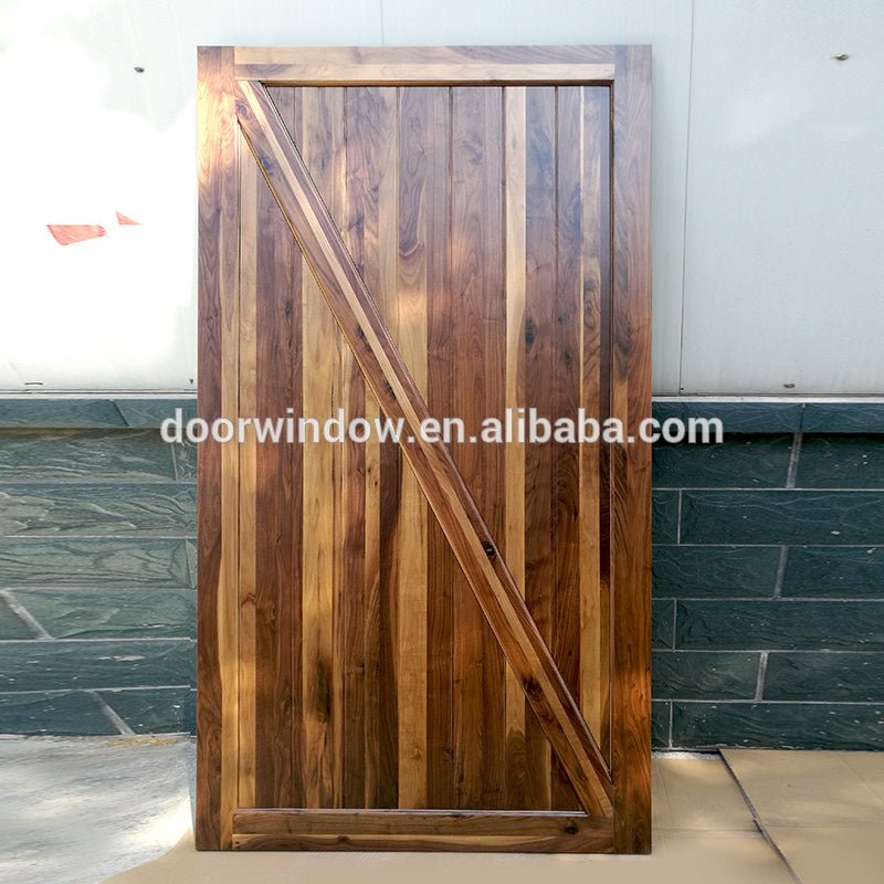 unfinished solid wood black walnut interior doors by Doorwin - Doorwin Group Windows & Doors