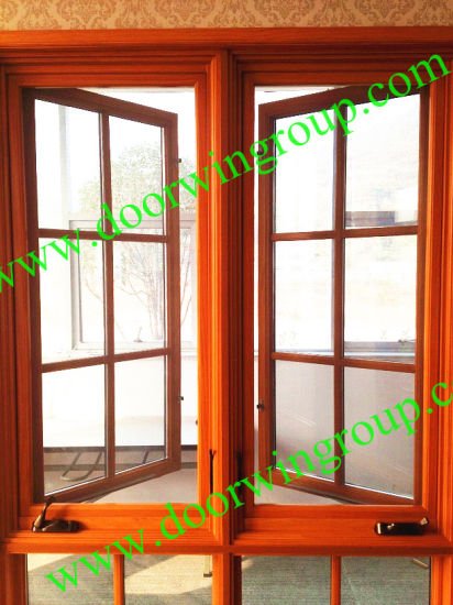 USA California Design Wood Aluminium Casement Window with Divided Lites - China Casement Window, Wood Casement Window - Doorwin Group Windows & Doors