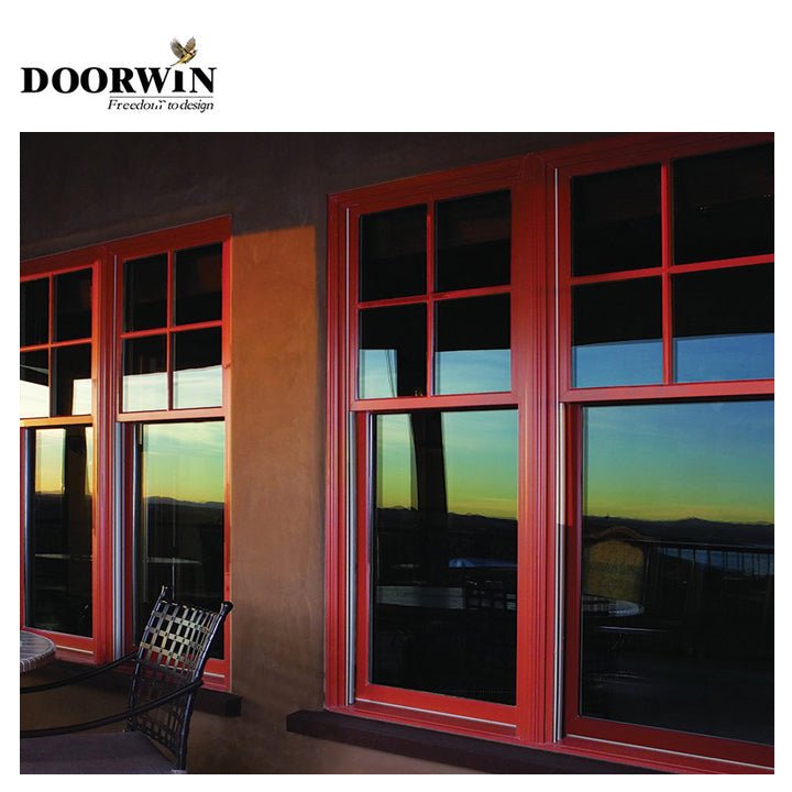 USA Cleveland good quality DOORWIN Wholesale standard double hung window aluminium sizes small single windows - Doorwin Group Windows & Doors