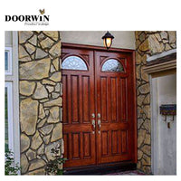 USA Delaware new design product DOORWIN Wholesale price solid wood french doors exterior front double door - Doorwin Group Windows & Doors