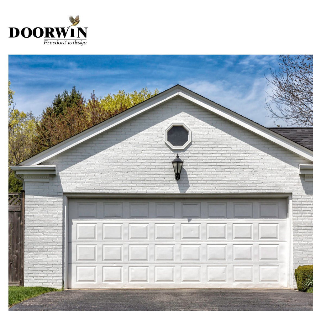 USA Georgia hot sale best price popular design Toughened aluminum glass anti-theft garage door - Doorwin Group Windows & Doors