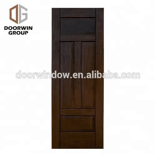 USA hot sell usa hand carved teak wood doors exterior front doors knotty alder pine larch single entrance wood door entry by Doorwin - Doorwin Group Windows & Doors