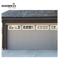 USA Kentucky best price Modern European style automatic remote control steel private garage door - Doorwin Group Windows & Doors
