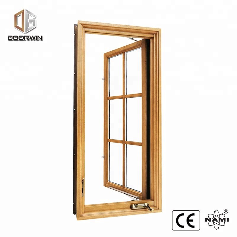 USA NAMI/AAMA/SDA/WDMA Certified SGCC Tempered Glass Window Price Of Wood Aluminium Casement Window by Doorwin - Doorwin Group Windows & Doors
