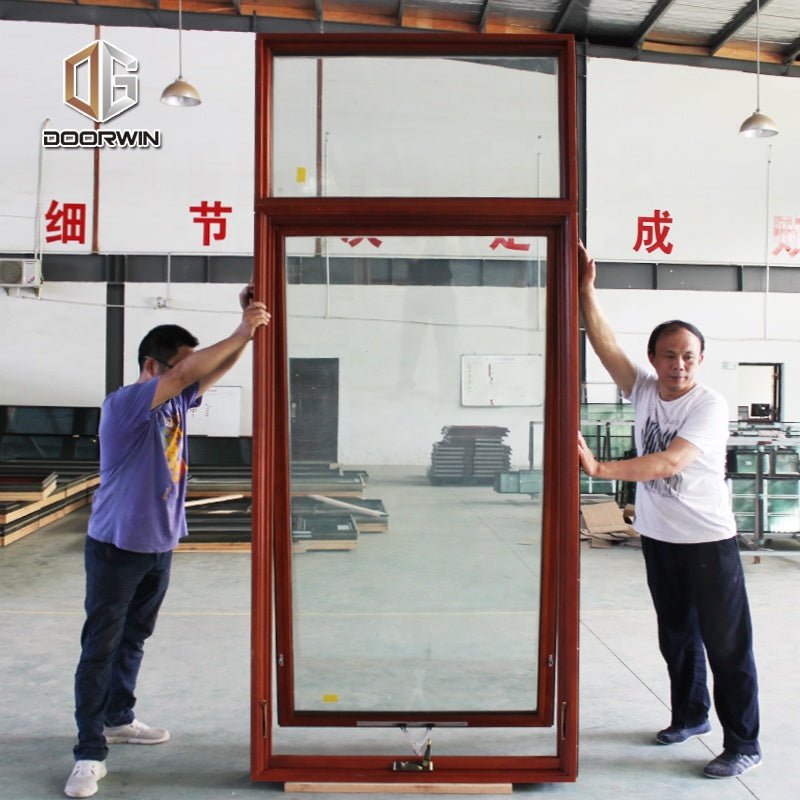 usa nrfc certified 2 panel glass wood crank windows by Doorwin on Alibaba - Doorwin Group Windows & Doors