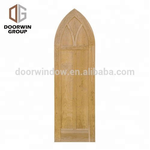 USA oak teak alder cherry wood wooden oval interior glass circles main front entry door Solid wood interior carving doorsby Doorwin - Doorwin Group Windows & Doors