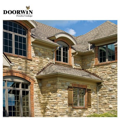 USA Seattle good quality DOORWIN Wood window design arched windows with built in blinds by Doorwin - Doorwin Group Windows & Doors