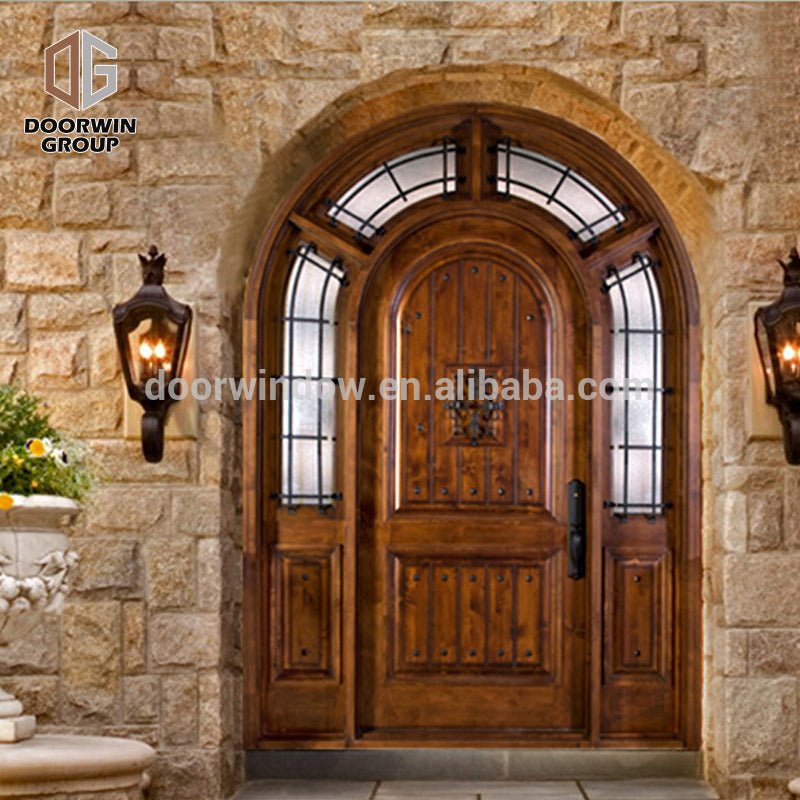 USA Spokane hot sale new arrival front door styles pictures glass decorative door for entry gate 2 panel arch interior door by Doorwin - Doorwin Group Windows & Doors