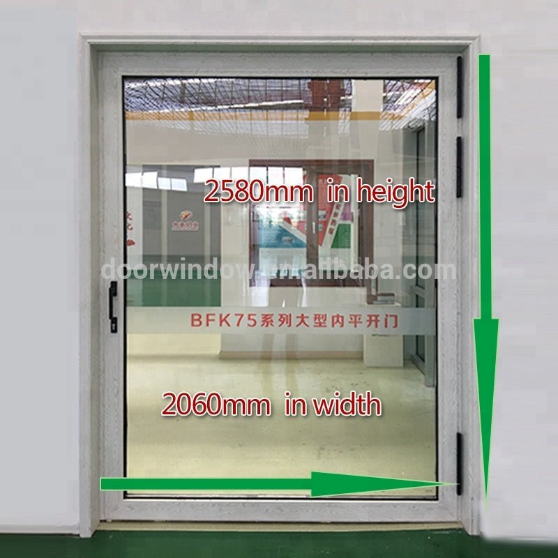 Vancouver Simple gate design aluminum door with waterproof edge from Doorwin by Doorwin - Doorwin Group Windows & Doors