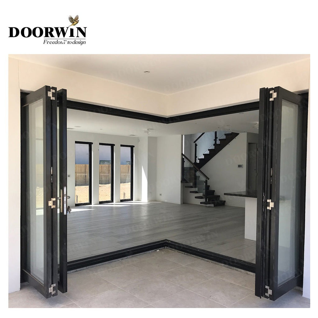 Verginia area hot sale products Thermal break aluminum bi folding door with Korea hardware by Doorwin - Doorwin Group Windows & Doors