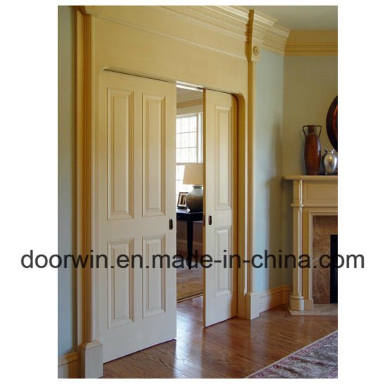Villa Sunshine Room Hardwood Doors Wooden Double Door Design with White Color - China Hardwood Doors, Wooden Double Door - Doorwin Group Windows & Doors