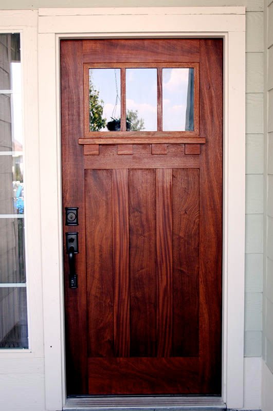Vintage Anti-Theft Single Craftsman Doorsby Doorwin - Doorwin Group Windows & Doors