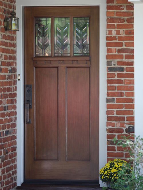 Vintage Anti-Theft Single Craftsman Doorsby Doorwin - Doorwin Group Windows & Doors