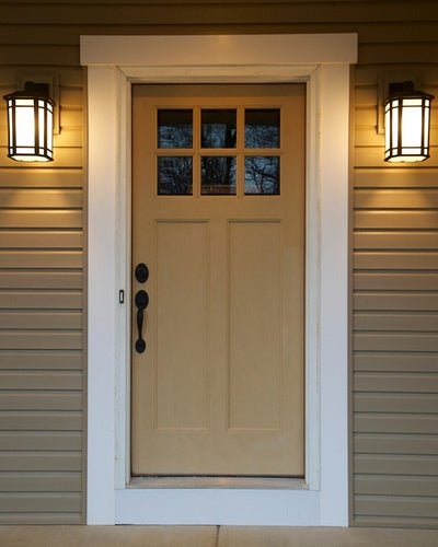 Vintage Anti-Theft Single Craftsman Doorsby Doorwin - Doorwin Group Windows & Doors