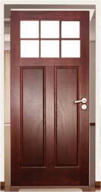 Vintage Anti-Theft Single Craftsman Doorsby Doorwin - Doorwin Group Windows & Doors