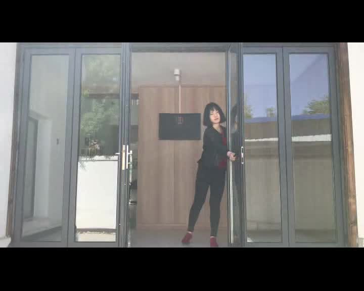 Waterproof and soundproof bifold door vinyl folding veranda doors by Doorwin on Alibaba - Doorwin Group Windows & Doors