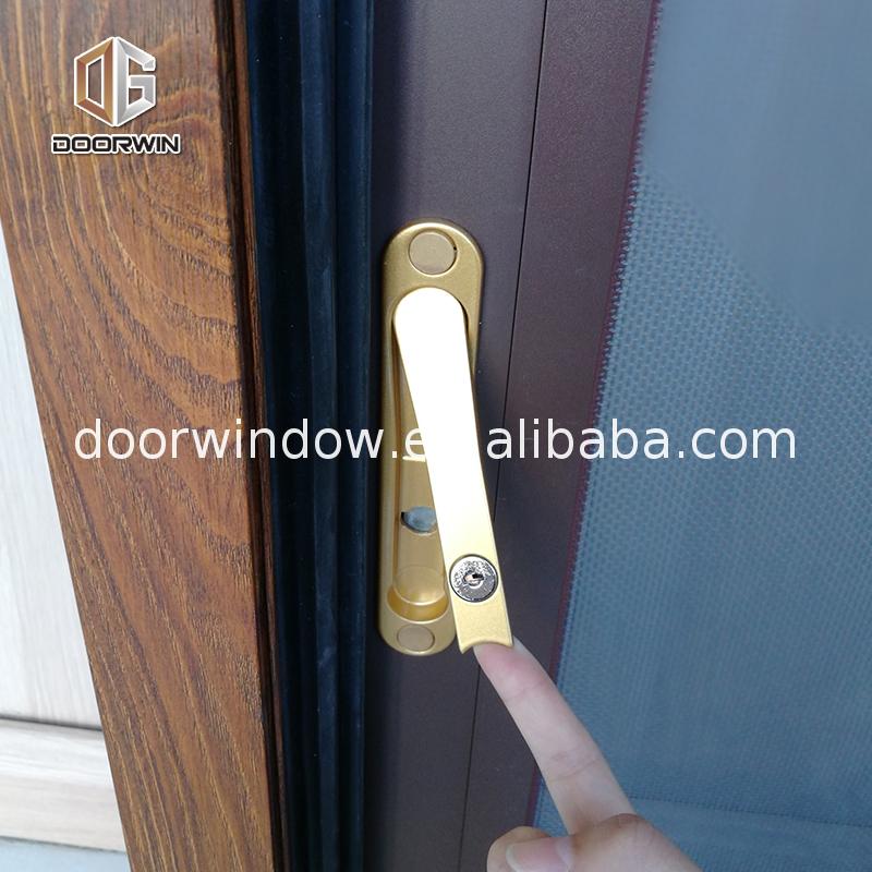 Well price aluminum casement windows with thermal break profile aluminium powder coating manufacturing process - Doorwin Group Windows & Doors