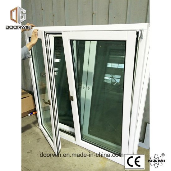 White Color Aluminum - Covered Oak Wood with Interior Tilt Turn Windows - China Casement Inward Opening Window, 12mm Laminated Glass Window - Doorwin Group Windows & Doors