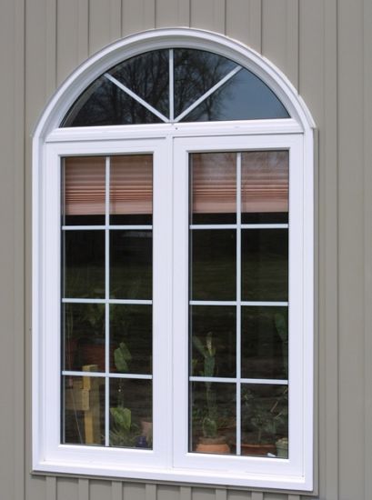 White Color UPVC Casement Window with Double Glazing - China UPVC Casement Window, UPVC Window - Doorwin Group Windows & Doors
