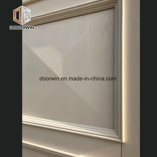 White Oak Wood Interior Raised Panel Door - China Single Leaf Wooden Door, Half Glass Wooden Door - Doorwin Group Windows & Doors