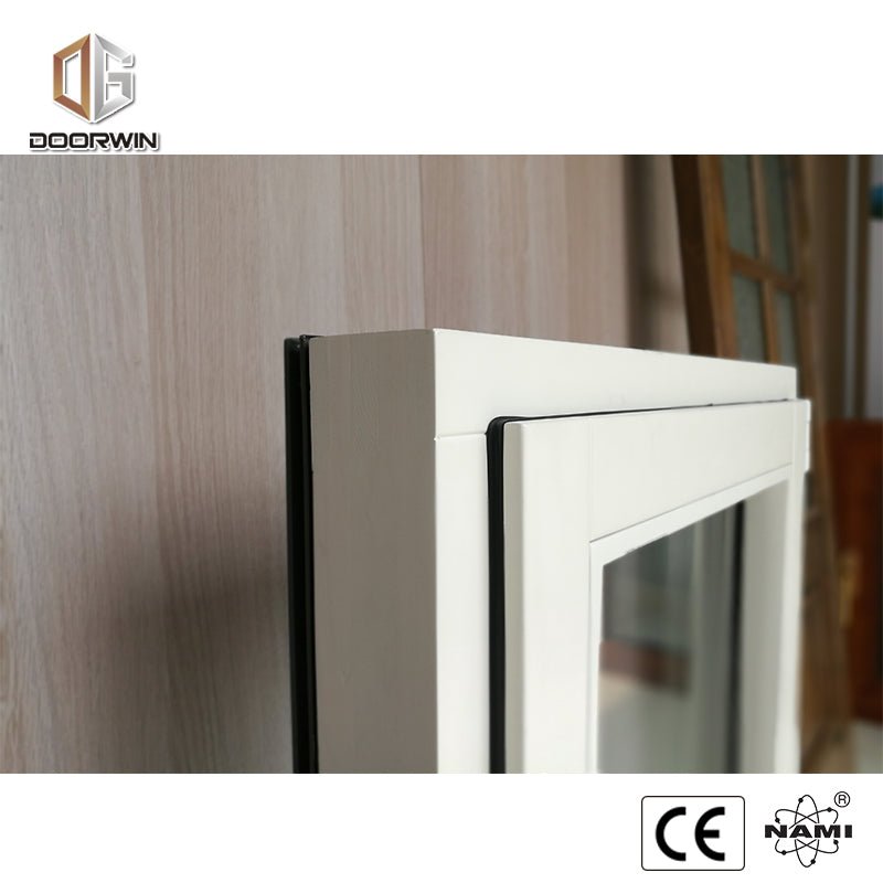 WHITE OAK WOOD TILT TURN WINDOW WITH EXTERIOR ALUMINUM CLADDING - Doorwin Group Windows & Doors
