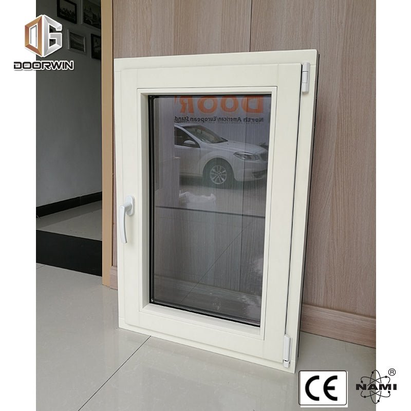 WHITE OAK WOOD TILT TURN WINDOW WITH EXTERIOR ALUMINUM CLADDING - Doorwin Group Windows & Doors