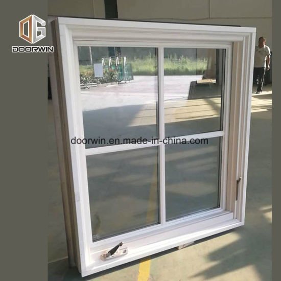 White Solid Wood Crank Open Window - China Aluminium Crank Windows, Crank Window Grill Design - Doorwin Group Windows & Doors