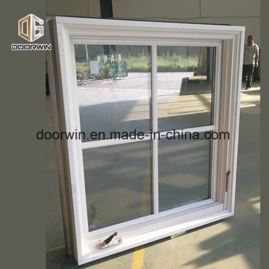 White Solid Wood Crank Open Window, Wooden Window Frame - China Wood Window, Burglar Proof Window - Doorwin Group Windows & Doors