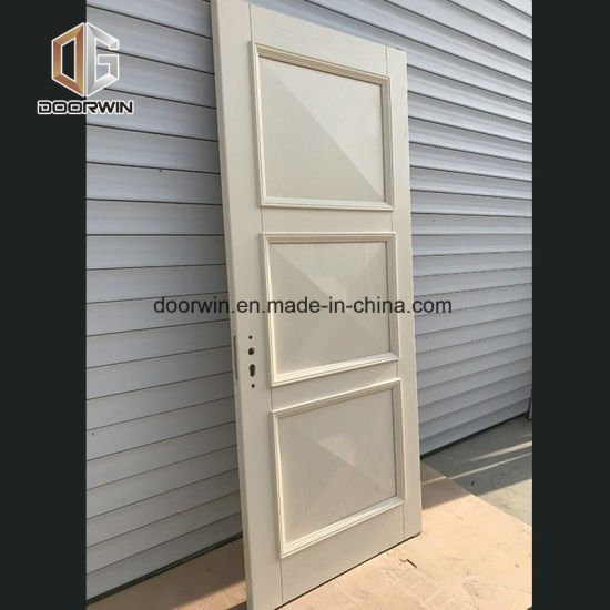 White Solid Wood Interior Raised Panel Door - China Simple Design Wood Door, Modern Wood Door Designs - Doorwin Group Windows & Doors