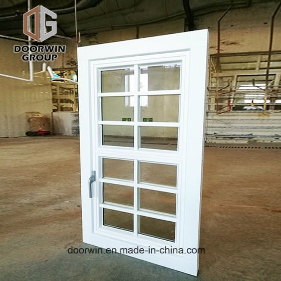 White Stain Finish Color Casement Window with Decorative Grille - China Awning, Awning&#160; Windows - Doorwin Group Windows & Doors