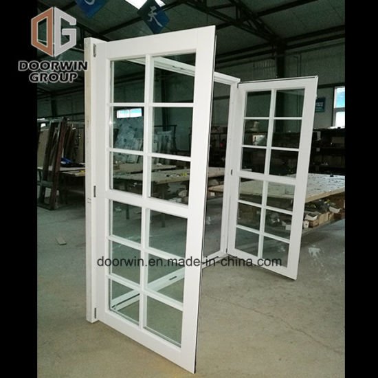 White Stain Finish Color French Push out Window with Grille - China Fr ...