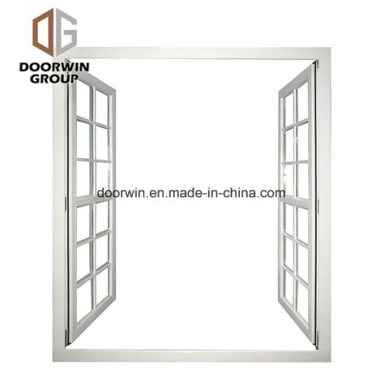 White Stain Finish Color French Push out Window with Grille - China Storm Window, Ventilation Window - Doorwin Group Windows & Doors