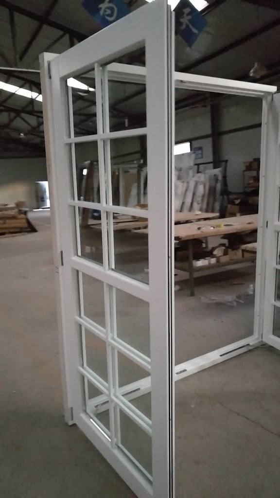 white stain pine timber wooden window with grill design by Doorwin on Alibaba - Doorwin Group Windows & Doors