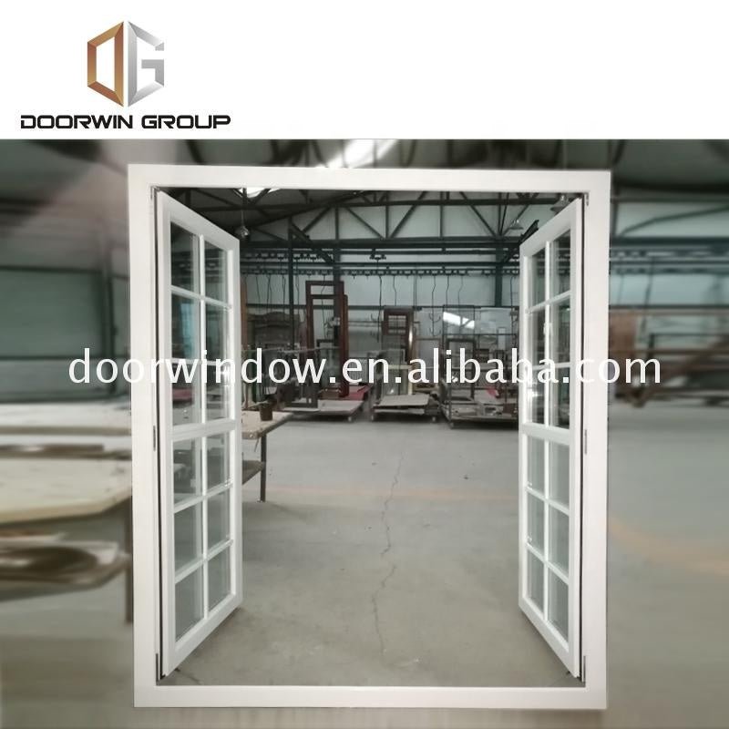 white stain pine timber wooden window with grill design by Doorwin on Alibaba - Doorwin Group Windows & Doors