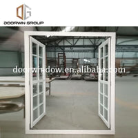 white stain pine timber wooden window with grill design by Doorwin on Alibaba - Doorwin Group Windows & Doors