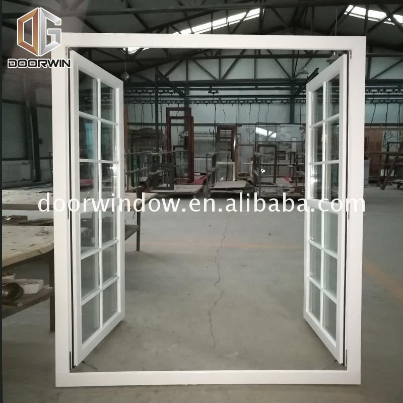 white stain pine timber wooden window with grill design by Doorwin on Alibaba - Doorwin Group Windows & Doors