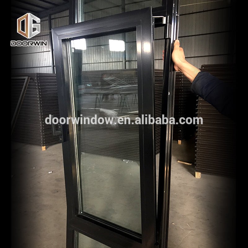 white thermal break aluminum frame fixed glass windows by Doorwin - Doorwin Group Windows & Doors