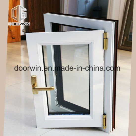 White Thermal Break Aluminum Tilt Window - China Tilt Open Window, Timber Oak Wood - Doorwin Group Windows & Doors