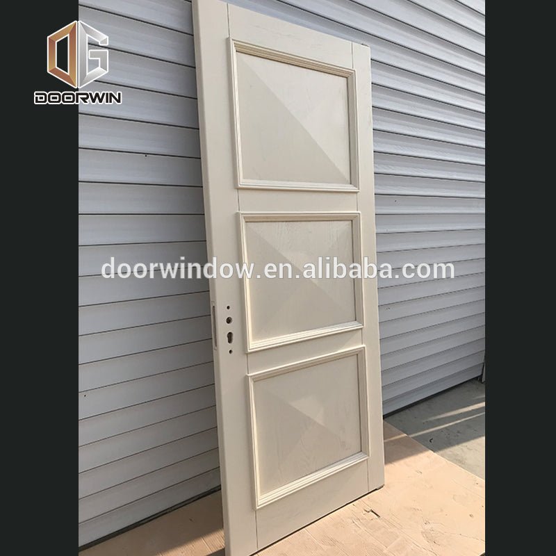 White WPC mdf wood board door skin Contemporary Interior Door by Doorwin - Doorwin Group Windows & Doors