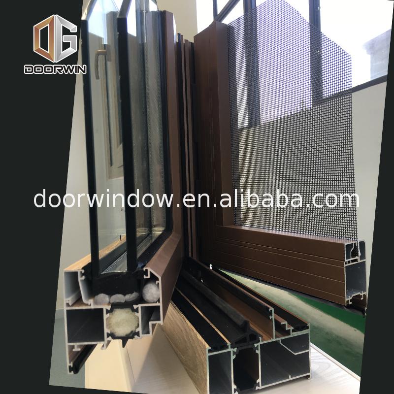 Wholesale efficient windows double pane thermal glazing casement entry inswing open style - Doorwin Group Windows & Doors