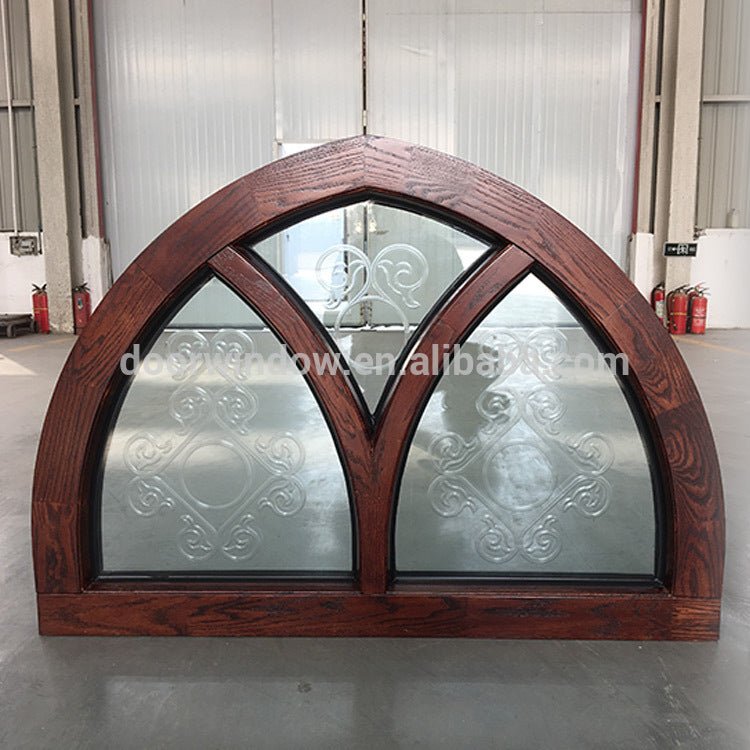 window frame with carved glass Cheap house oak wood windows for sale by Doorwin - Doorwin Group Windows & Doors