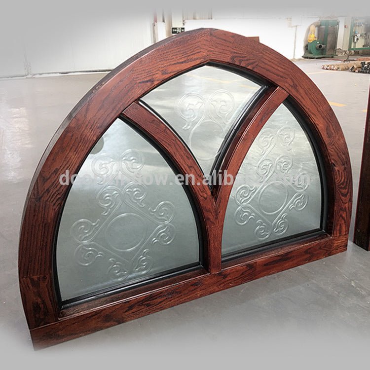 window frame with carved glass Cheap house oak wood windows for sale by Doorwin - Doorwin Group Windows & Doors