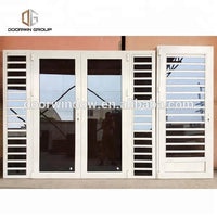 Windows with glass shutters waterproof louver ultra clear exterior door by Doorwin on Alibaba - Doorwin Group Windows & Doors