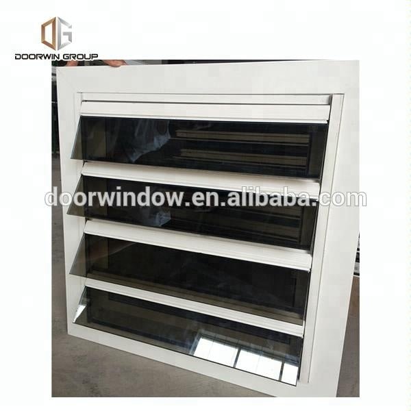 Windows with glass shutters waterproof louver ultra clear exterior door by Doorwin on Alibaba - Doorwin Group Windows & Doors