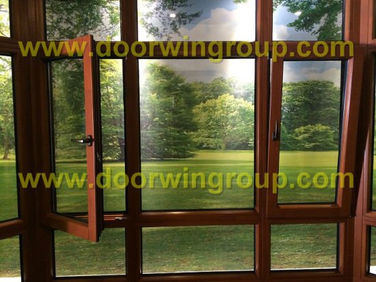 Wood Aluminum Replacement Windows, Best Quality Wood Aluminum Windows with Double Glazed Glass - China High Class Wood Alu Window, Alu Wood Window - Doorwin Group Windows & Doors