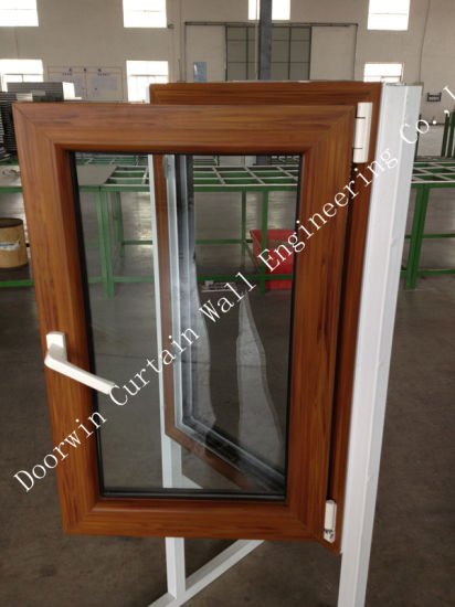 Wood Color Finishing PVC Casement Windows for Building - China PVC Casement Window, PVC Window - Doorwin Group Windows & Doors