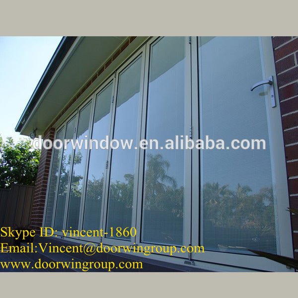 Wood folding doors door bifold by Doorwin on Alibaba - Doorwin Group Windows & Doors