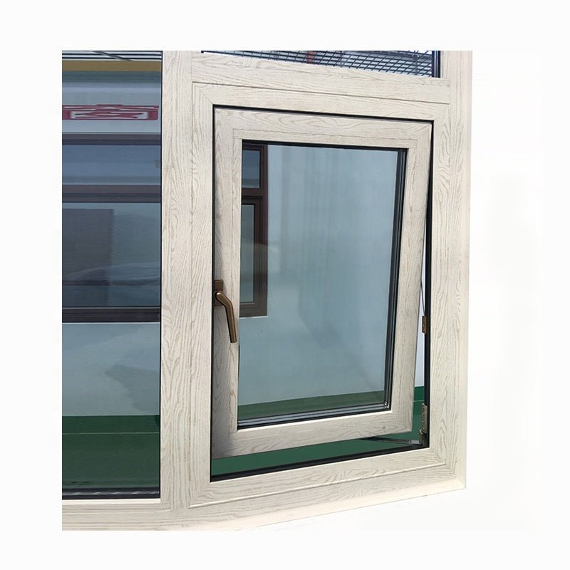Wood grain color awning window aluminum casement windows - Doorwin Group Windows & Doors