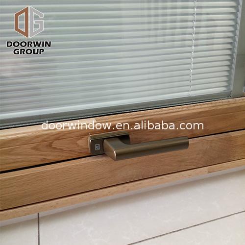 Wood louver panels windows with glass shutters window interior by Doorwin on Alibaba - Doorwin Group Windows & Doors