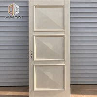 wood veneer MDF board flat panel dressing study room door cheap wooden interior doorsby Doorwin - Doorwin Group Windows & Doors